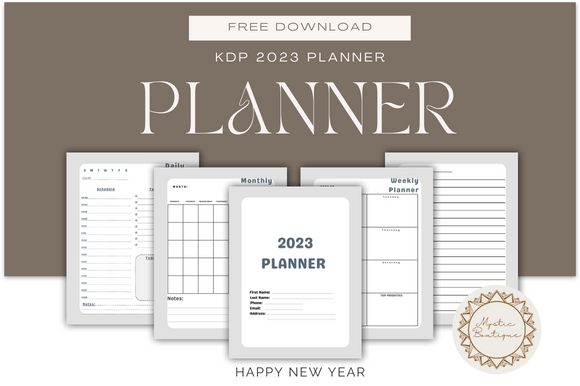 Download 2023 Monthly, Weekly and Daily Planner - Premium Resources