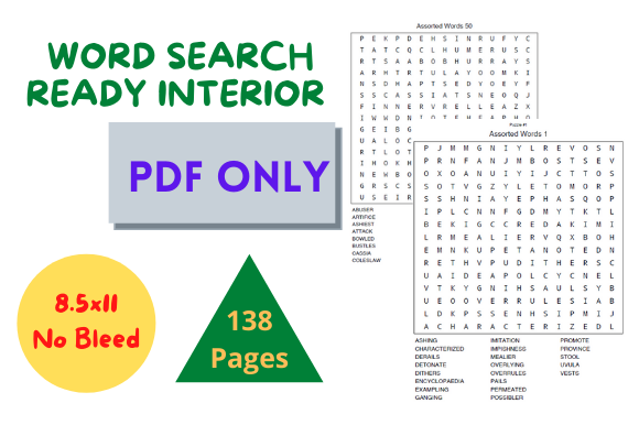 Download Words Search Interiors Kdp - Premium Resources