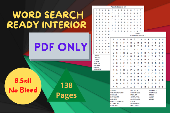 Download Words Search Interiors Kdp - Premium Resources