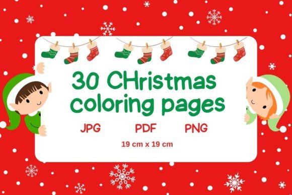 Download 30 Christmas Coloring Pages from 8 Years - 8 years Collection